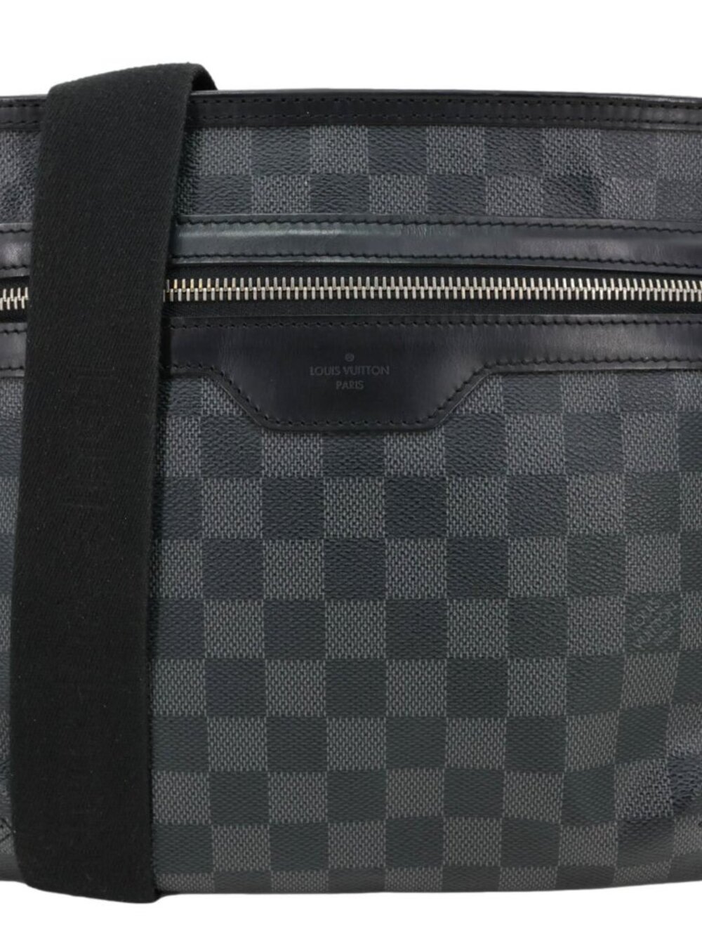 Louis Vuitton Thomas Damier Graphite Messenger Bag Black
